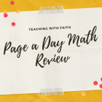 Page a Day Math Review