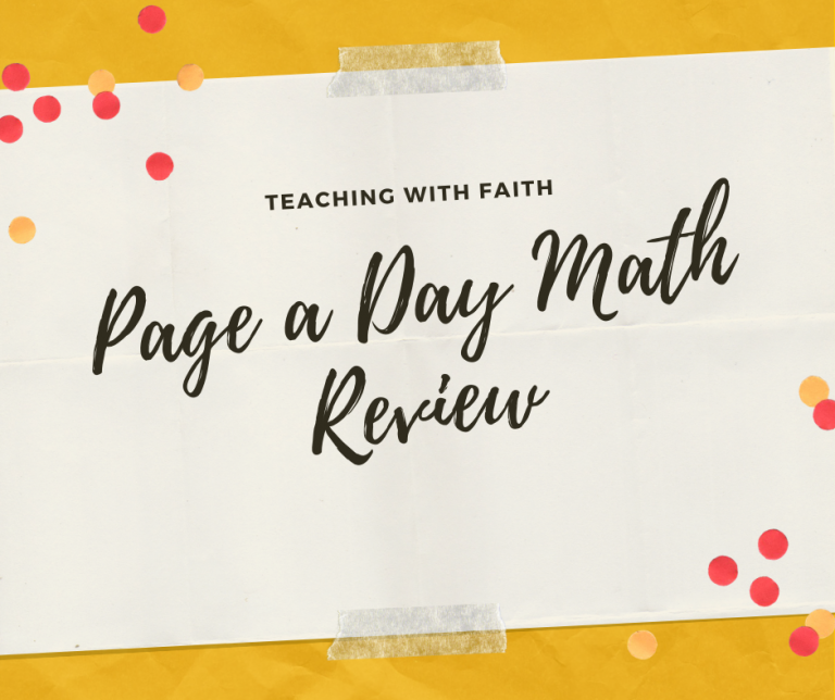 Page a Day Math Review