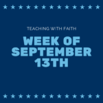 Week of September 13th Week of September 13th