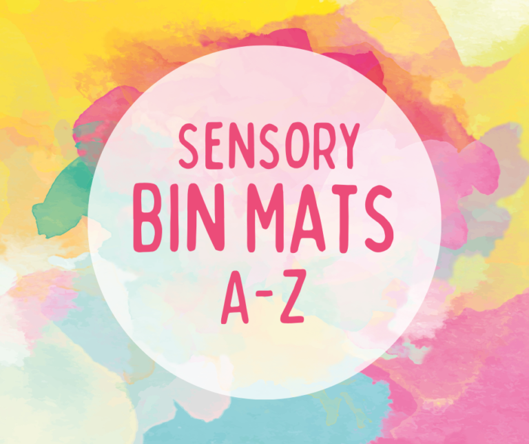 Alphabet Sensory Bin Mats