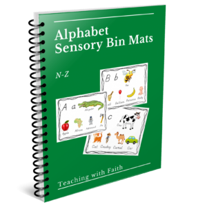 Alphabet Sensory Mats N-Z (half of alphabet)