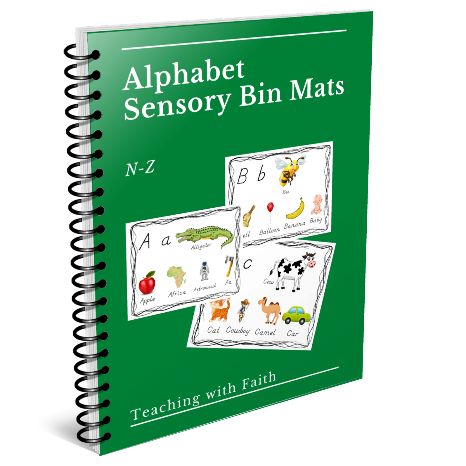 Alphabet Sensory Mats N-Z (half of alphabet)