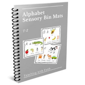 Alphabet Sensory Mats T-Z