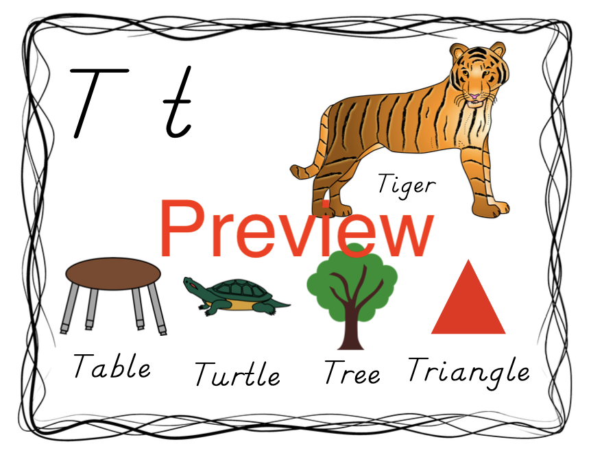 Alphabet Sensory Mats T-Z - Image 2
