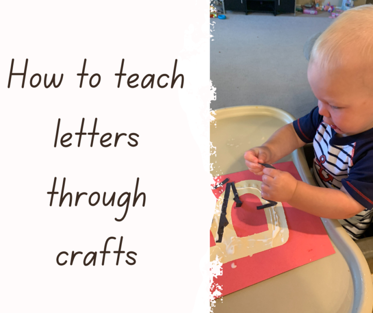 How to Teach Letters Through Crafts