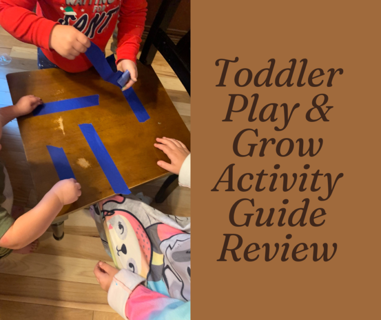 Toddler Play & Grow Activity Guide Review