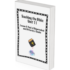 Teaching the Bible: Unit 11 Lesson 3 ONLY