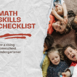 Math Skills Checklist for a Rising Homeschool Kindergartener