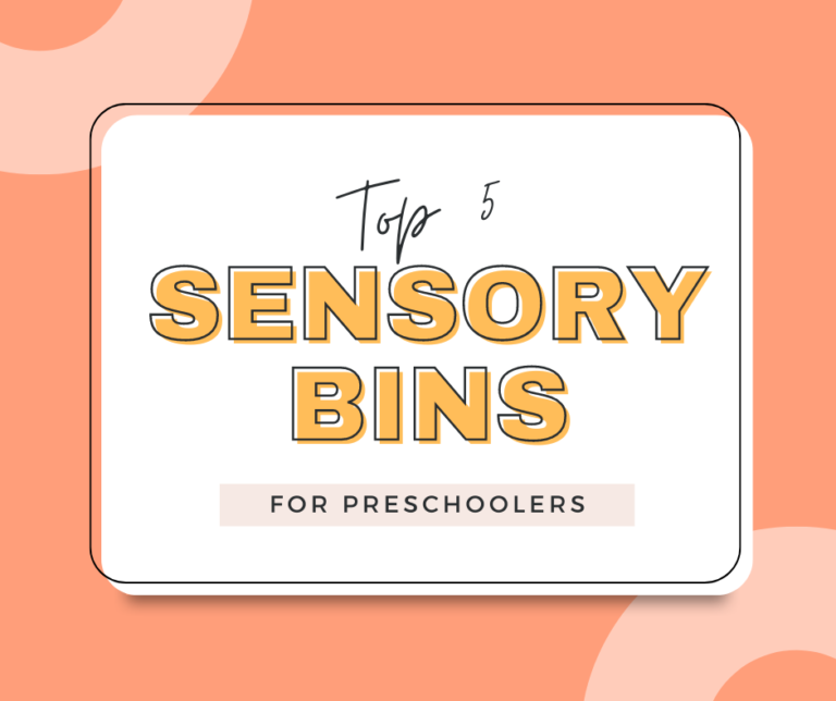 Top 5 Sensory Bins for Preschoolers