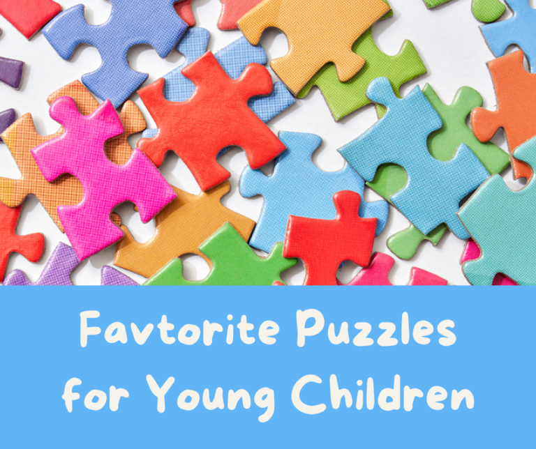 Favorite Puzzles for Toddlers and Preschoolers