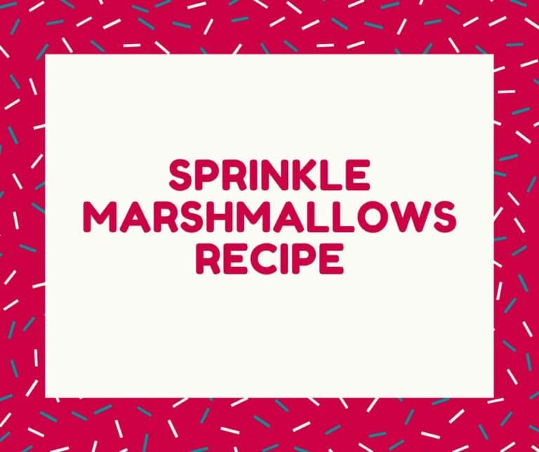 Sprinkle Marshmallows